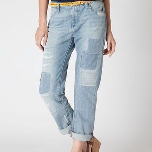 Anthropologie| Holding Horses Gable Patched Jeans